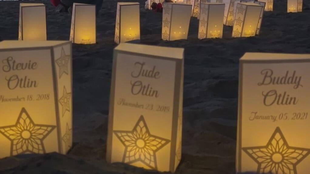 At San Francisco's Baker Beach, a wave of light honors babies lost too soon — CBS Bay Area (KPIX), Napa Community news