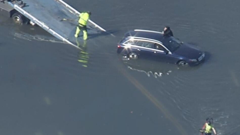 Flooding in parts of Marin County as coastal flood advisory in effect for Bay Area — CBS Bay Area (KPIX), Napa Community news