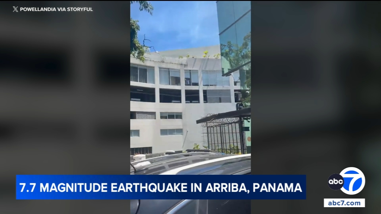 Panama earthquake: Tsunami threat after magnitude 7.7 earthquake and 6.6 aftershock rock region, USGS reports
— ABC 7 Bay Area