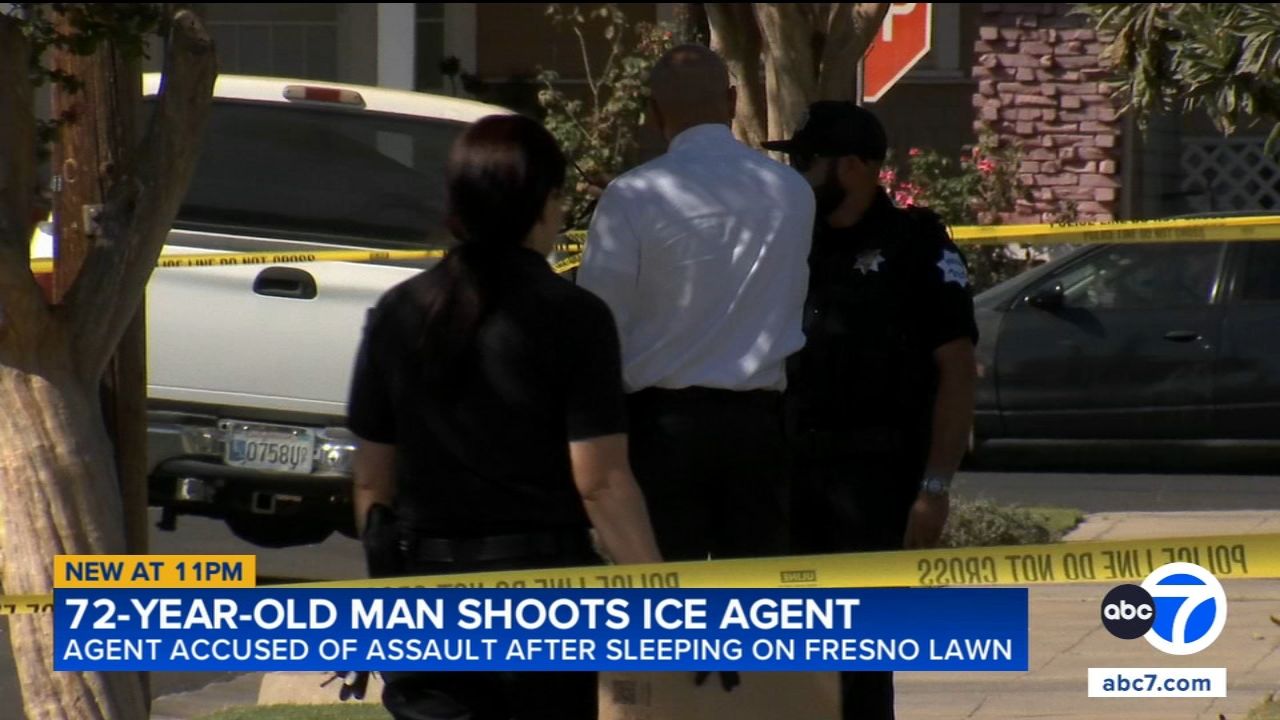 Off-duty ICE agent shot after assaulting 72-year-old man and his daughter at Fresno home, police say
— ABC 7 Bay Area, Napa Health news