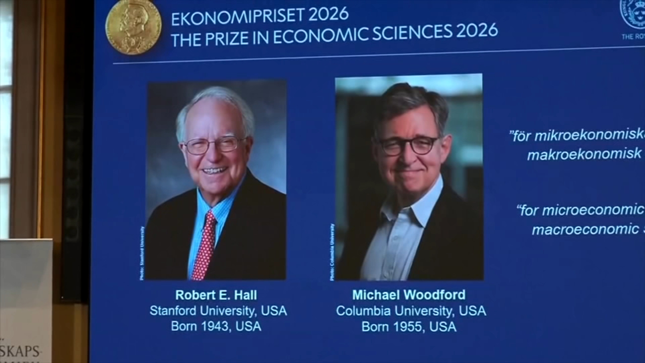 Stanford economist Robert Hall, among 2 Americans, awarded Nobel Prize for overturning assumptions about how to deal with economic shocks
— ABC 7 Bay Area, Napa Business news