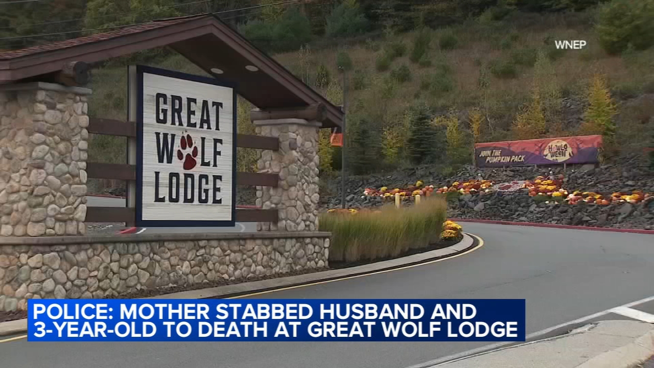 Great Wolf Lodge homicide: Metallica Rose Harrison accused of stabbing husband Charles Harrison, son to death at family resort in the Poconos in Scotrun, Monroe County, Pennsylvania
— ABC 7 Bay Area, Napa Community news