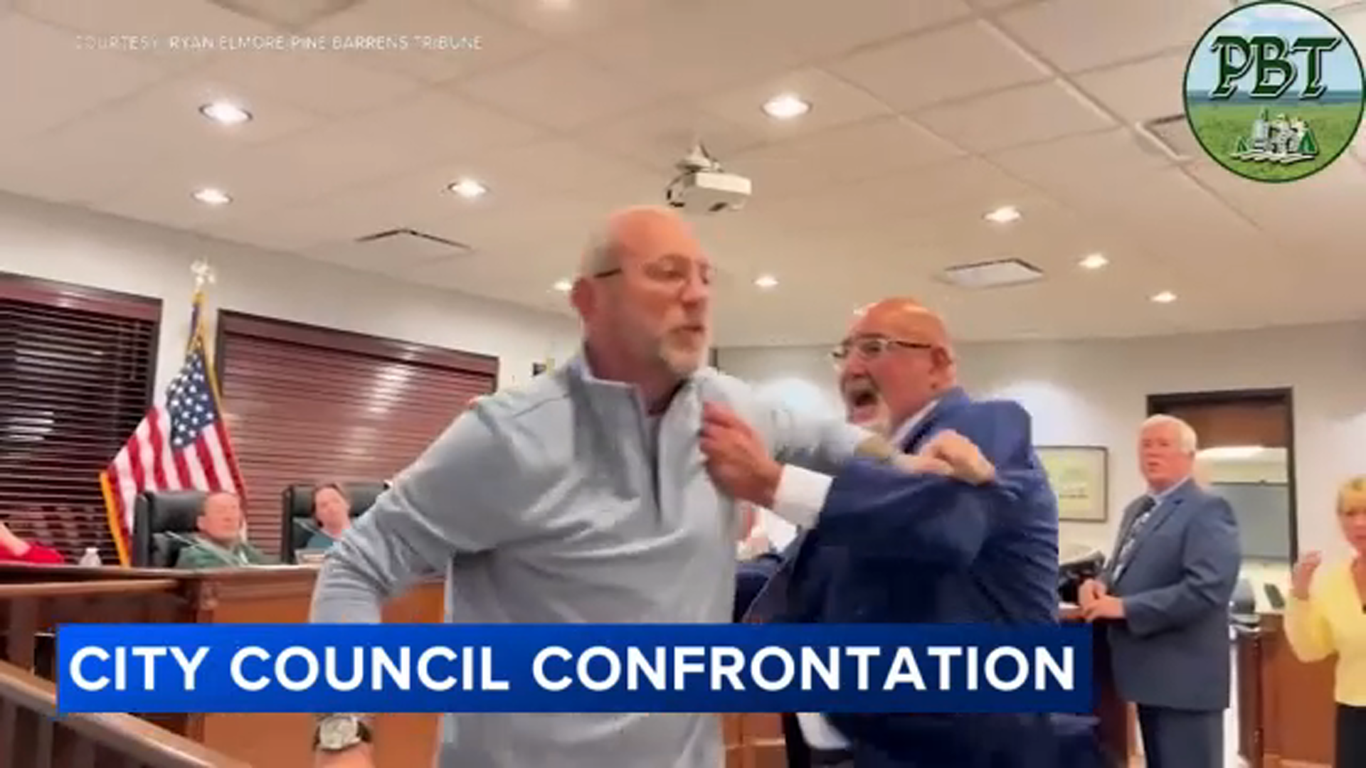 Video shows Pemberton, New Jersey Mayor Matthew Bianchini charging at resident during council meeting
       — ABC 7 Bay Area, Napa Government news