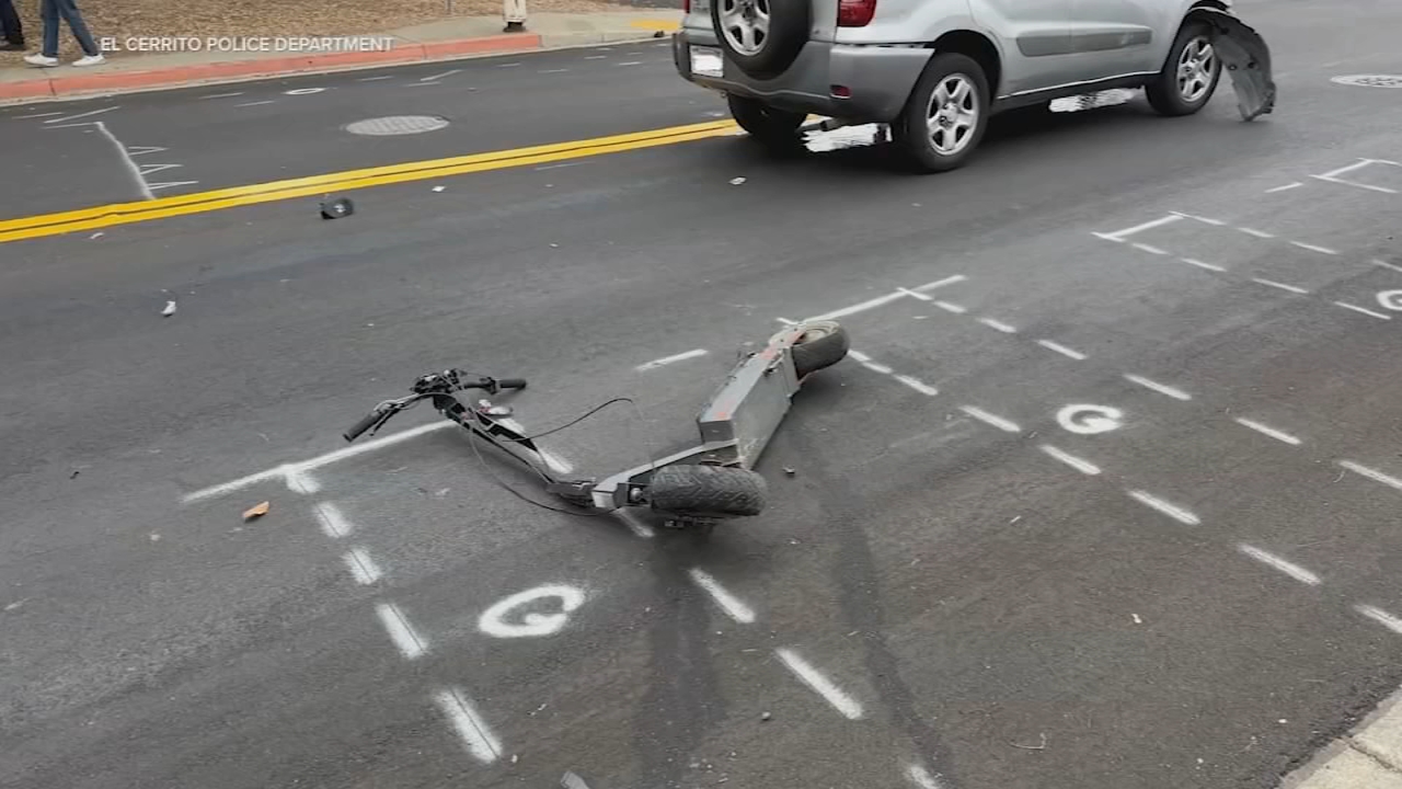2 teens seriously hurt after e-scooter collides into car in El Cerrito
— ABC 7 Bay Area, Napa Community news