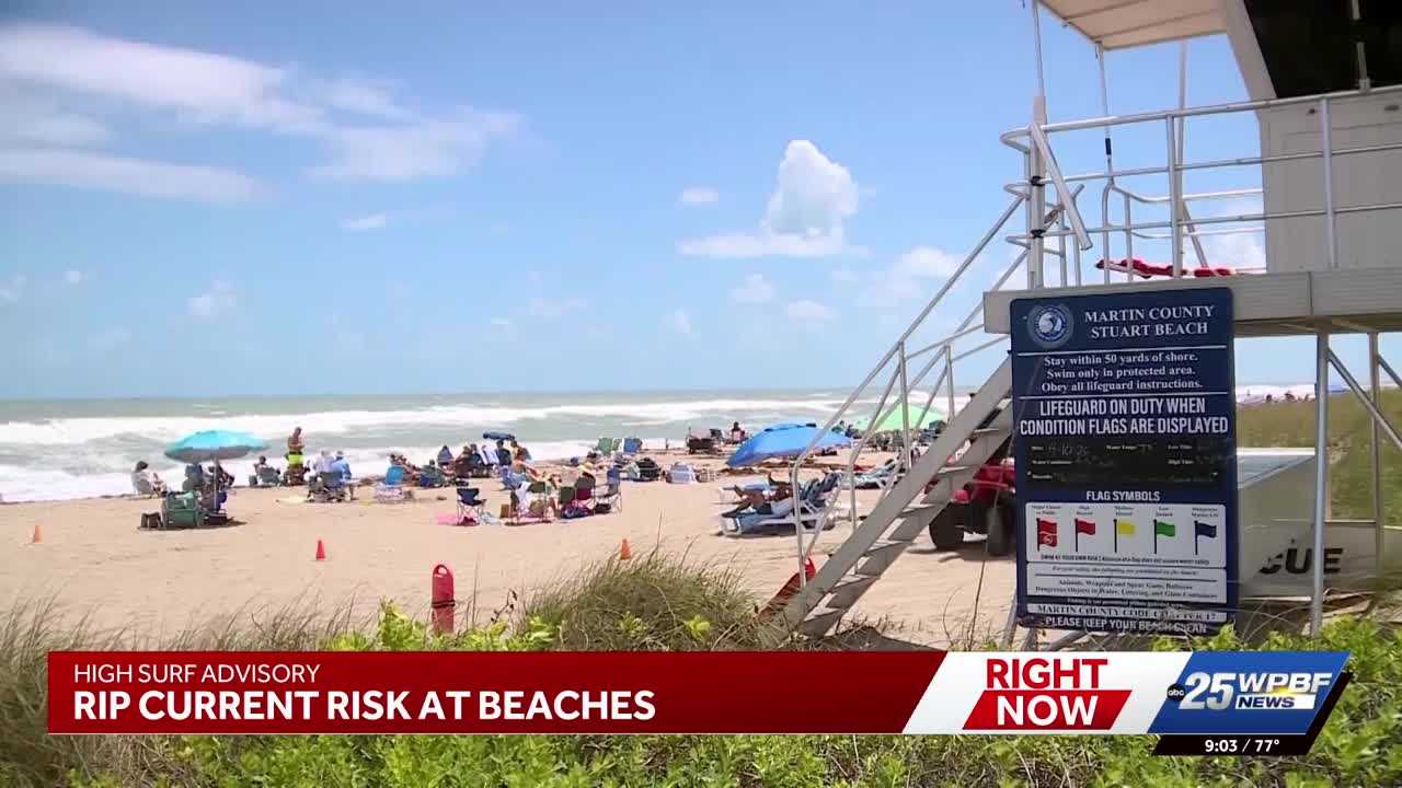 South Florida beaches under rip current warning as lifeguards urge swimmers to stay safe — WPBF West Palm Beach, Napa Sports news