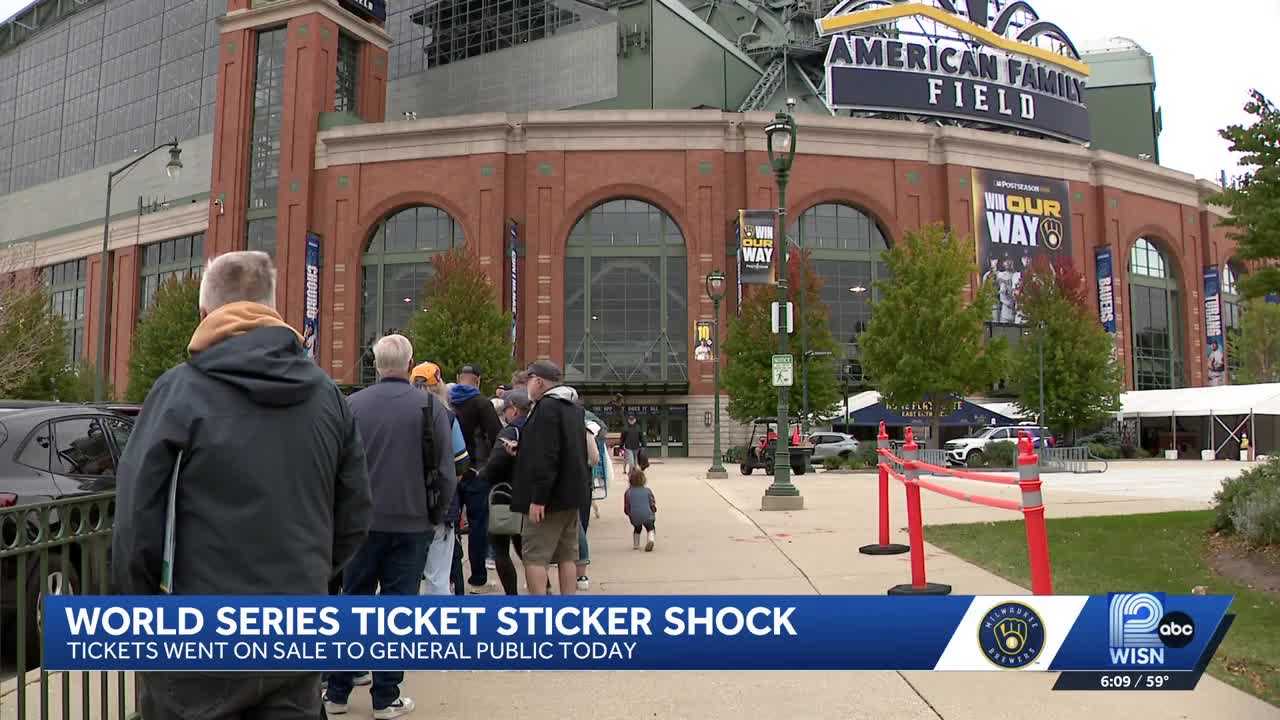 Brewers fans shocked by high World Series ticket prices — WISN 12 Milwaukee, Napa Sports news