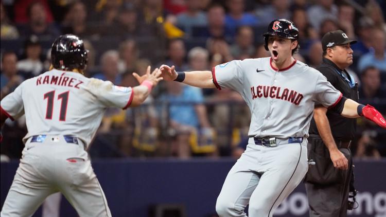 Chase DeLauter and José Ramírez lead the Guardians to a 7-3 win over the Rays in Game 1 of the ALCS — WTSP Sports Tampa Bay, Napa Sports news
