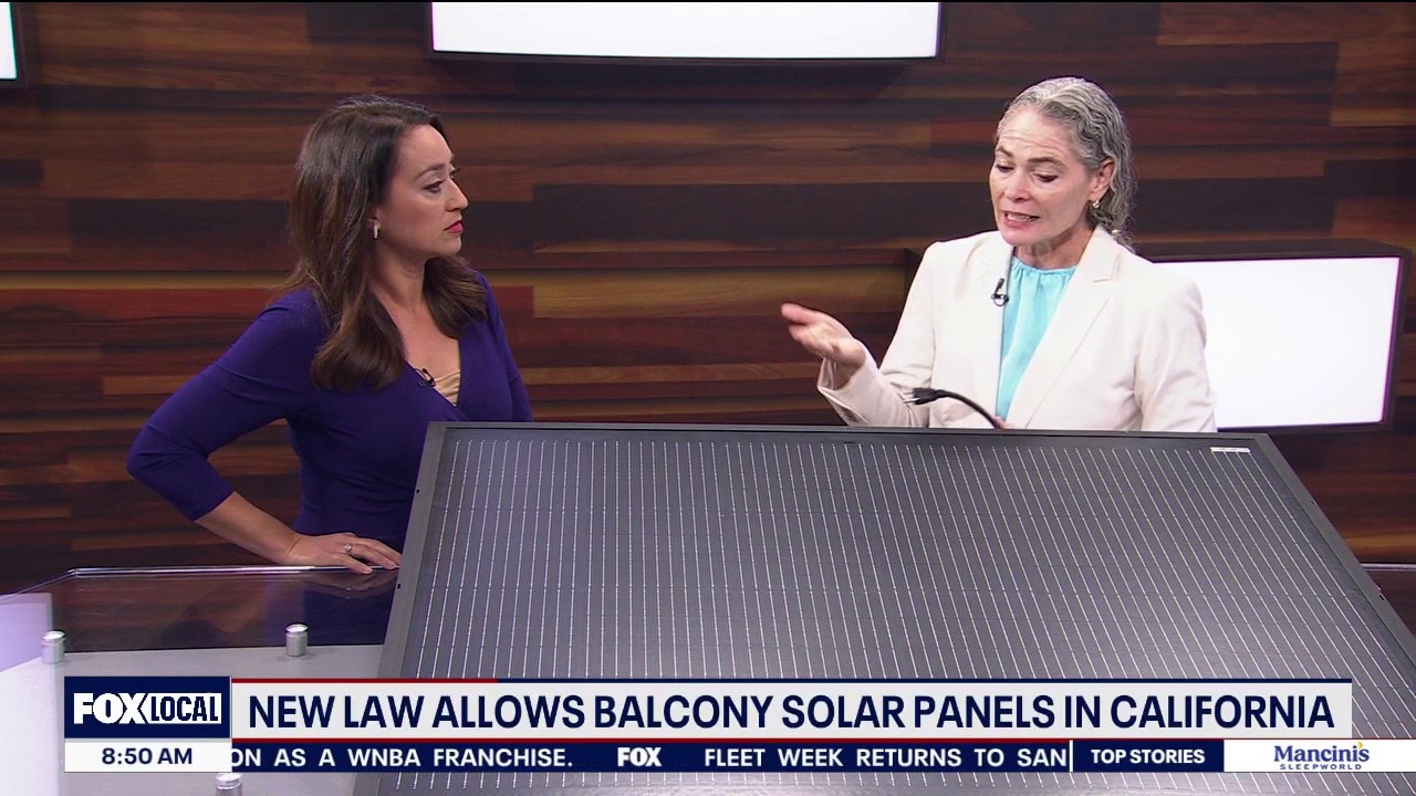 How balcony solar panels work, under new California law allowing them — KTVU FOX 2 Bay Area, Napa Community news