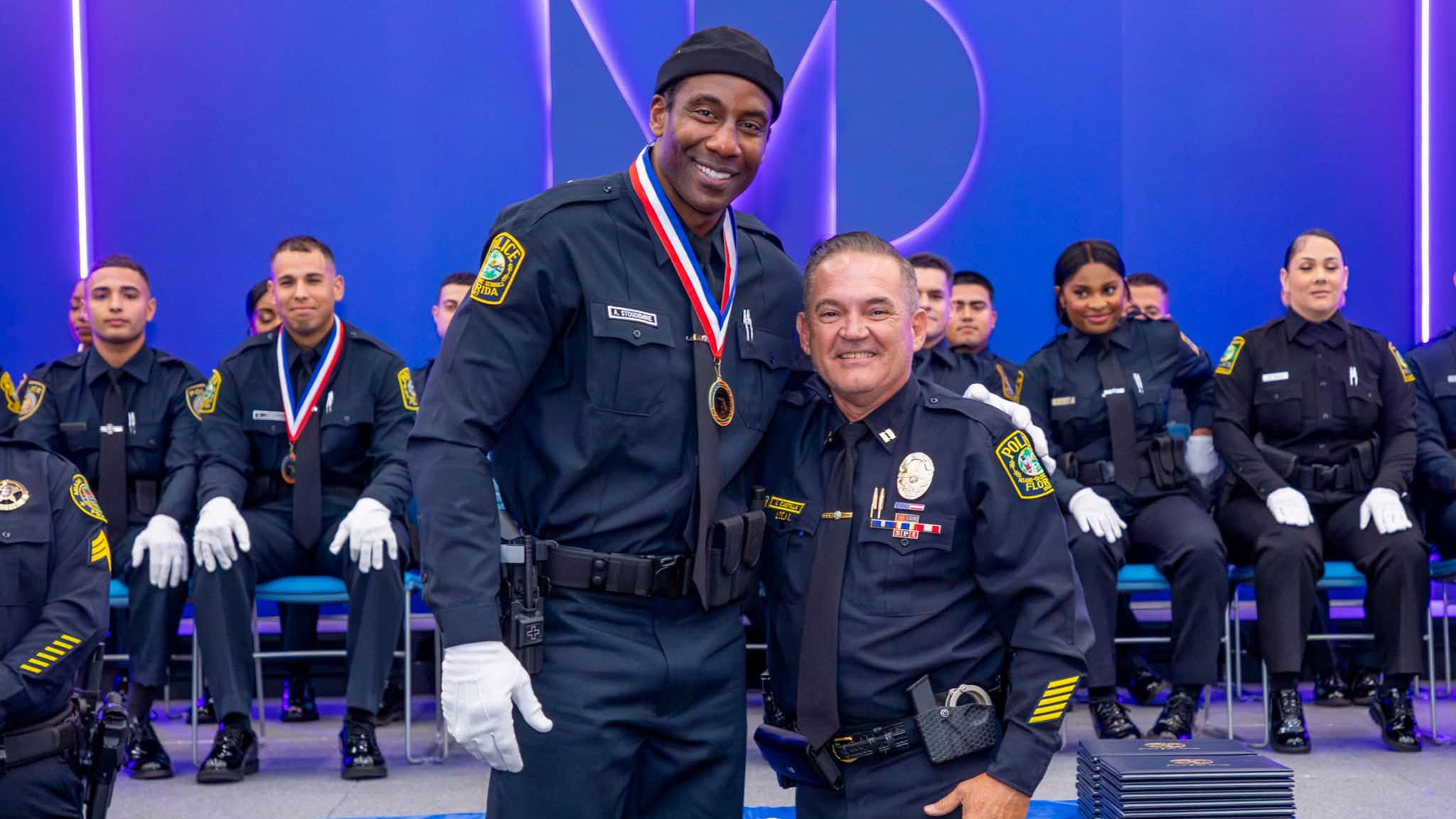 NBA hall of famer Amar'e Stoudemire begins new career as Florida police officer — KTVU Sports, Napa Sports news