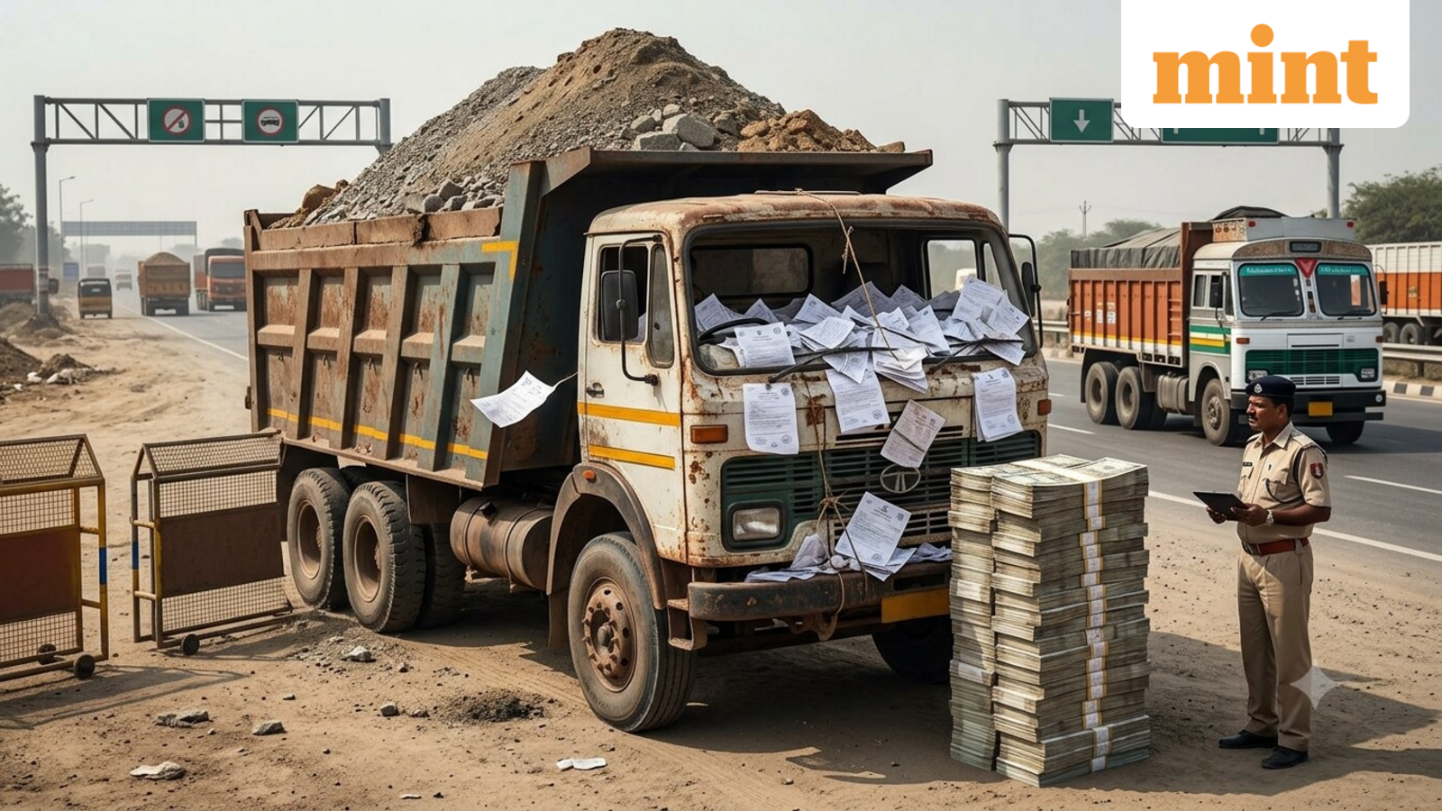 Why running up ₹35 lakh in unpaid challans makes business sense: The perverse unit economics of India’s trucking mafia — Mint India, Napa Business news